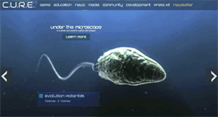Desktop Screenshot of curethegame.com